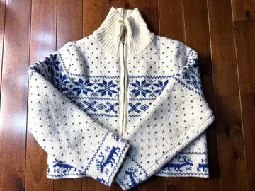 노르딕 무늬 스웨터