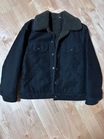 UNIQLO U 보아 부착 자켓 블랙