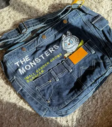 러브브 데님 숄더백