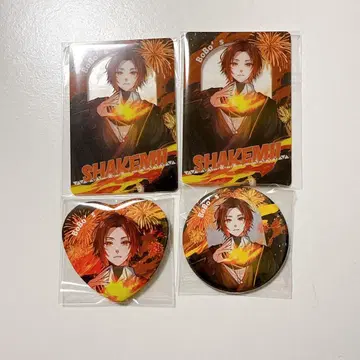 샤케미 캔뱃지 아크릴 카드 세트