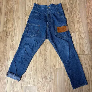 메르시보쿠 Lee 콜라보 뒤앞 데님 팬츠 M