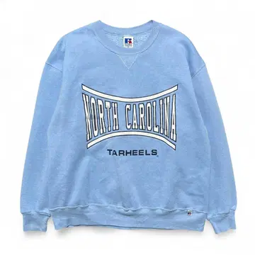 구제 의류 USA제 90S 러셀 노스캐롤라이나 대학 칼리지 전V 스웨