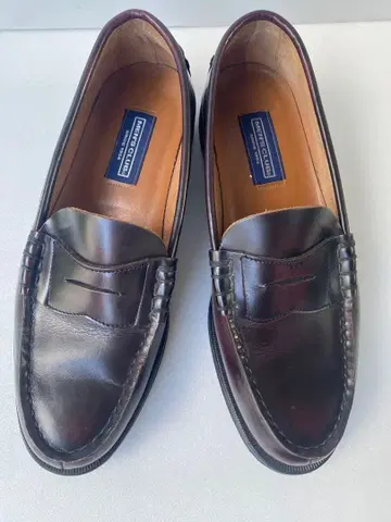 새상품급 남성용 클럽 로퍼 가죽 브라운 MEN'S CLUB 25.5CM