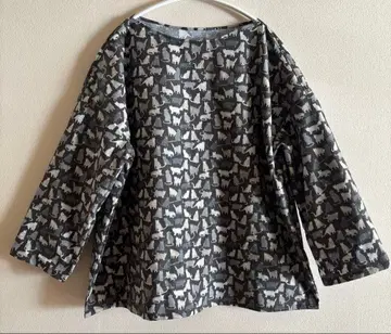 리버티 스마일리캣츠 풀오버 긴팔 L 사이즈 긴 길이 핸드메이드