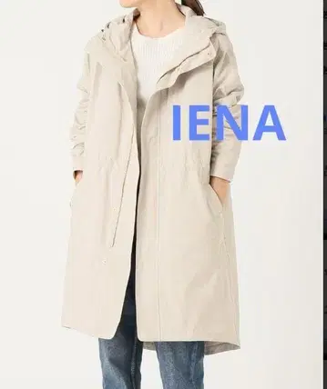 IENA C/P 후디드 코트