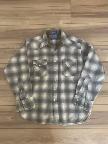 펜들턴 울 플란넬 셔츠 체크 무늬