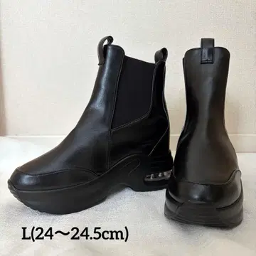 Carnacia 카르나시아 사이드 고어 부츠 숏 통굽 에어 밑창