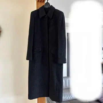 마담 니콜 그레이 롱 코트