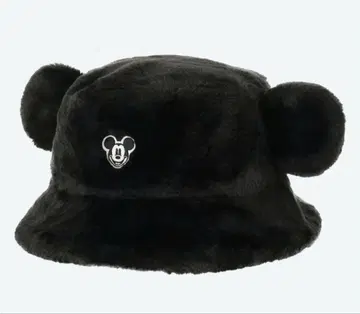 디즈니 미키 복슬복슬 버킷햇 버킷햇 블랙