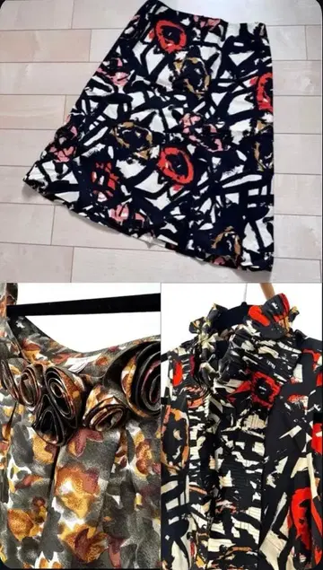 J.crew 실크 블라우스 스커트 3종 세트