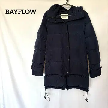 BAYFLOW 다운 자켓 M 네이비 캐주얼 아우터