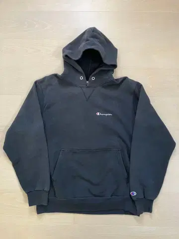 Champion 블랙 후드티 L 사이즈 USA제