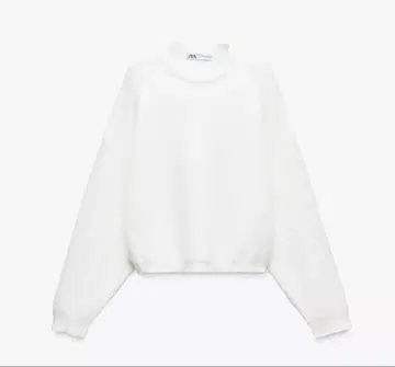 ZARA 새상품 미사용 택 포함 소프트 터치 니트 스웨터 화이트