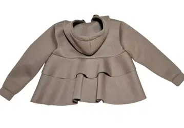 Myu 백 프릴 본딩 후디