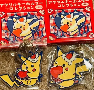 피카츄 다이너 아크릴 키링 포켓몬 하트 다이너 피카츄