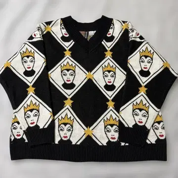 레어 H&M 말레피센트 니트 스웨터 M