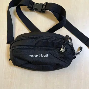 새상품 mont-bell 몽벨 웨스트 파우치 블랙 S