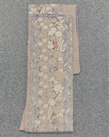 꽃무늬 코몬 이중 기모노 새상품급