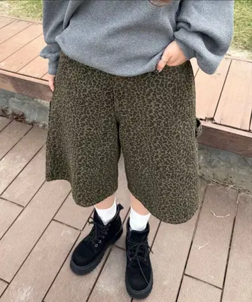 sedacle 모듬 하프 페인터 팬츠