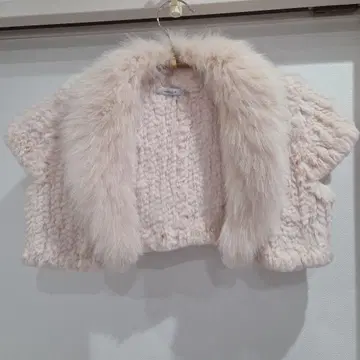 토끼 폭스 소재 가디건 9904