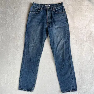 MOUSSY 마우지 데님 팬츠 26 하이웨스트 스트레이트 면 100%