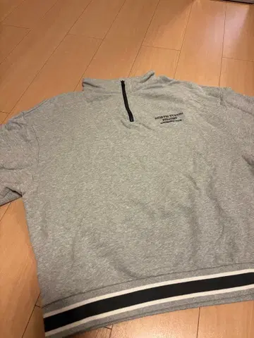 BEAMS HEART 하프 지퍼 맨투맨 L 그레이