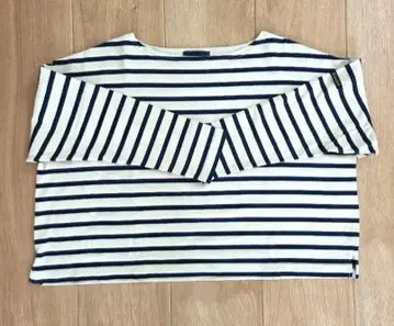 Lemnor 보더 크롭 티셔츠