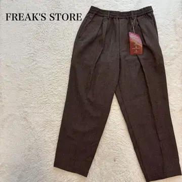 새상품급 새상품 FREAK'S STORE 브라운 이지 팬츠 M 가을 컬러
