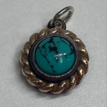 클라이미 THE CRIMIE 터콰이즈 스톤 10K 펜던트 탑