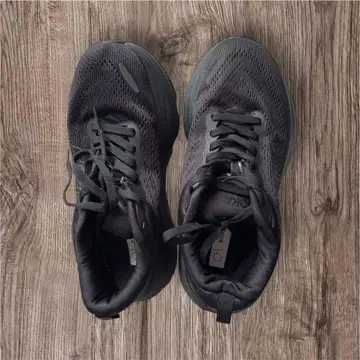 호카 블랙 본디 8 와이드/로우컷 스니커즈 23.5