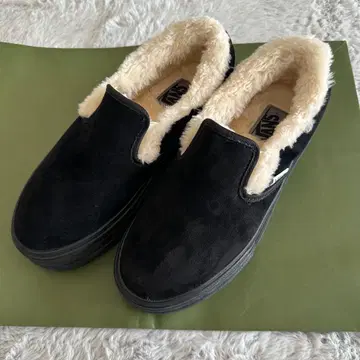 VANS 블랙 슬립온 24.5cm