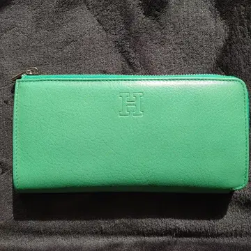 [히로후] 가죽 장지갑 H로고