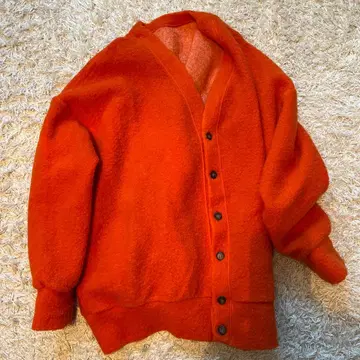 JOURNALSTANDARDLUXE 오렌지 긴팔 가디건