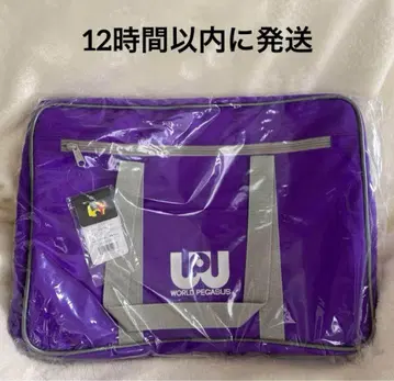 구 와펜 스쿨백 보라색 월드 페가수스 미사용 새상품