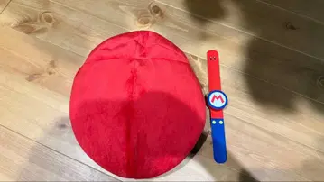 마리오 모자와 손목시계 세트