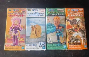 원피스 월드 컬렉터블 피규어 4개 묶음 판매