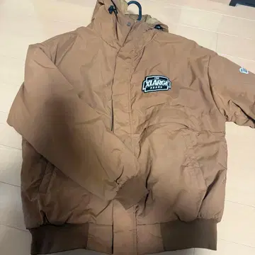 XLARGE 브라운 다운 자켓 M