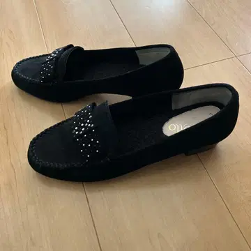 modello 블랙 스웨이드 비쥬 로퍼