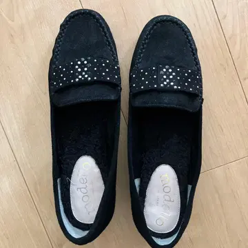 modello 블랙 스웨이드 비쥬 로퍼 madras