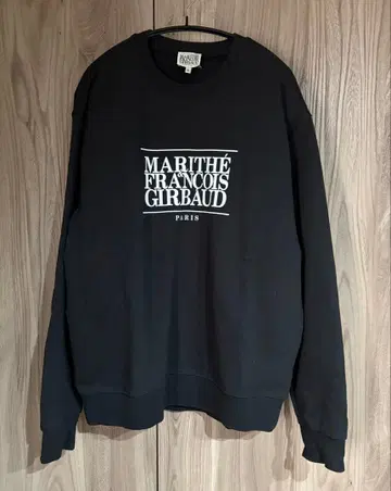 MARITHE FRANCOIS GIRBAUD 블랙 맨투맨 남성용