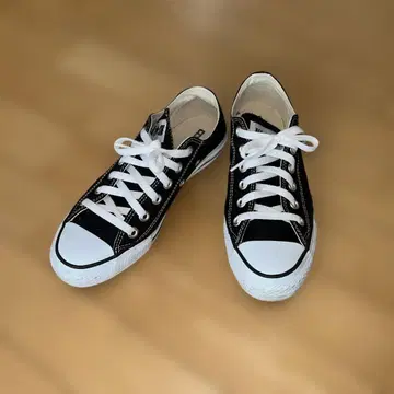 CONVERSE 블랙 스니커즈 24.0cm