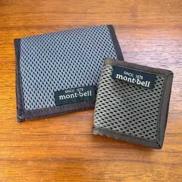 mont-bell 슬림 와렛 코인 와렛 동전 지갑 메쉬 구형 택