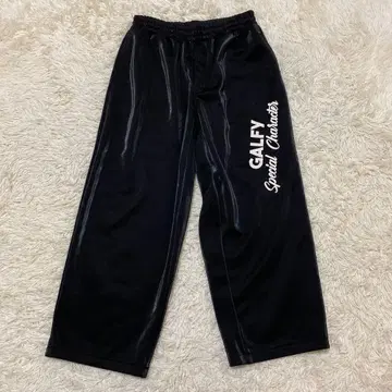GALFY 조거 팬츠 블랙 맨투맨 바지 갈피