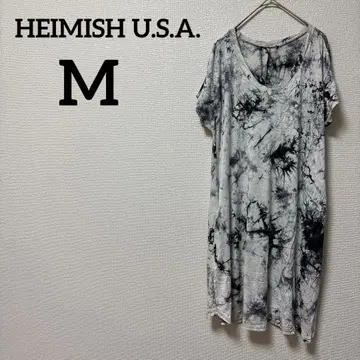 HEIMISH U.S.A. [ M ] 타이다이 패턴 반팔 원피스 루즈핏