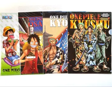 ONE PIECE 원피스 지방 한정 클리어 파일 4종 세트