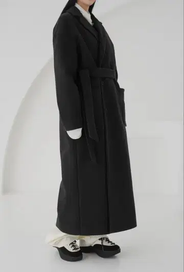 울 애프터 싱글 롱 코트