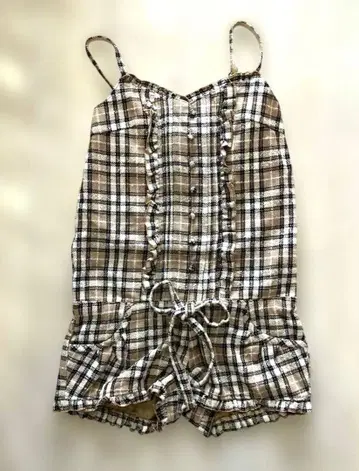 y2k 00s 당시물 LIZ LISA 체크 살로펫 리즈리사 새상품