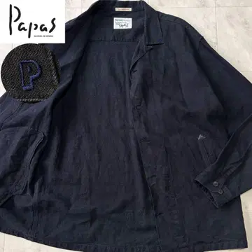 초레어 XL 파파스 Papas 커버올 린넨 아우터 자켓