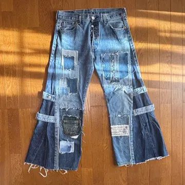 3만 원에 산 리메이크 데님 플레어 컷