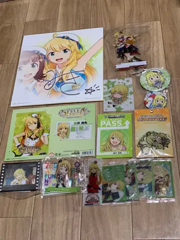 아이돌 마스터 호시이 미키 굿즈 세트